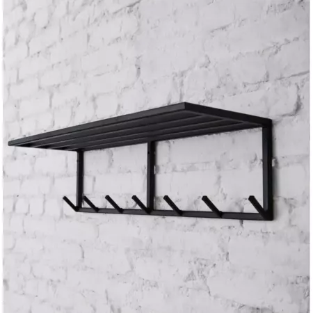 Wieszak kuty do przedpokoju z półką loft